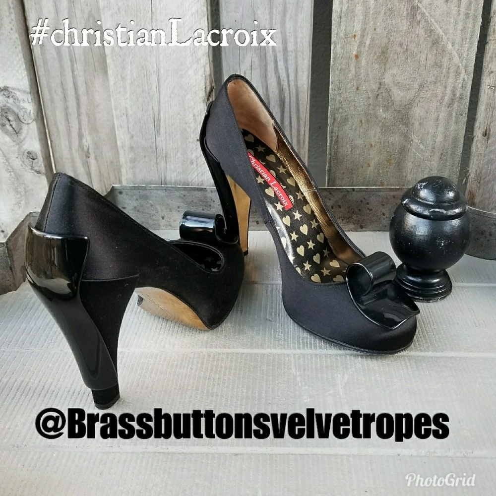Christian Lacroix Italian Shoes size 38 / size 8